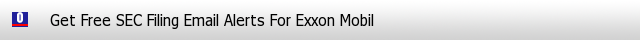Exxon Mobil SEC Filings Email Alerts image
