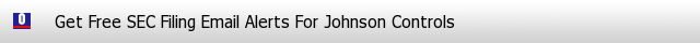 Johnson Controls SEC Filings Email Alerts image