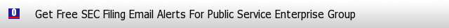 Public Service Enterprise Group SEC Filings Email Alerts image