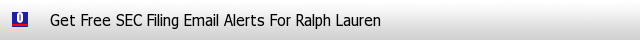 Ralph Lauren SEC Filings Email Alerts image