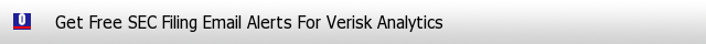 Verisk Analytics SEC Filings Email Alerts image